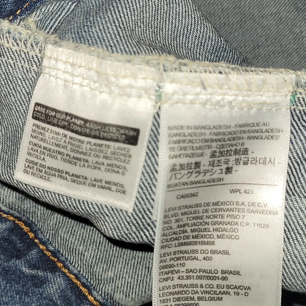 New Corduroy collared Levi's blue denim jacket sizes  XXL and XXXL - Picture 4 of 8